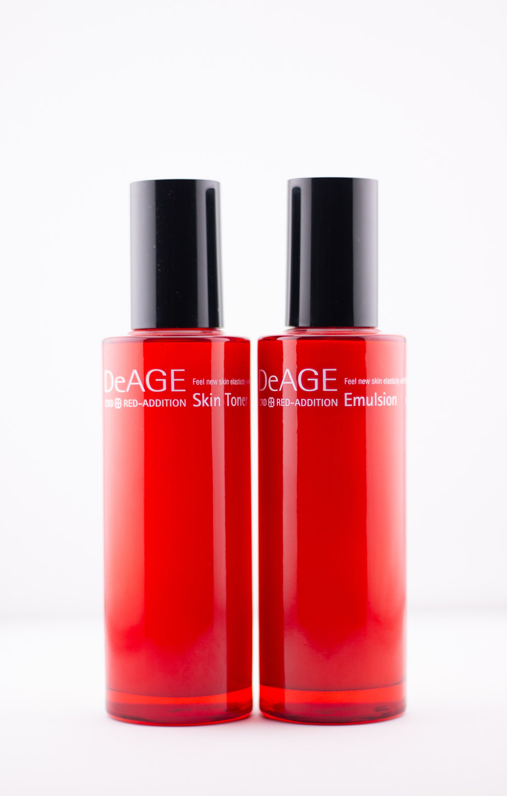 DeAGE Red-Addition Duo Set, Skin Toner + Emulsion – deage red addition skin toner emulsion 197