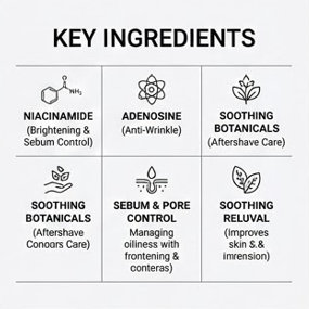 Topnews Albatross Duo Set – Aftershave Toner & Moisture Fluid for Men