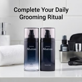 Topnews Albatross Duo Set – Aftershave Toner & Moisture Fluid for Men