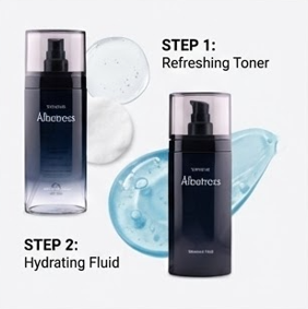 Topnews Albatross Duo Set – Aftershave Toner & Moisture Fluid for Men