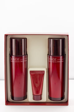DeAGE Anti-Aging Skincare Set for Firmness & Radiance – deage red addition kit skin toner control cream emulsion 223