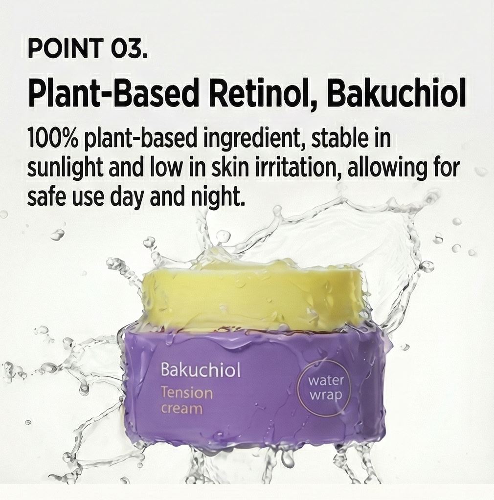 Bakuchiol Water Wrap Tension Cream – Anti-Aging & Deep Hydration