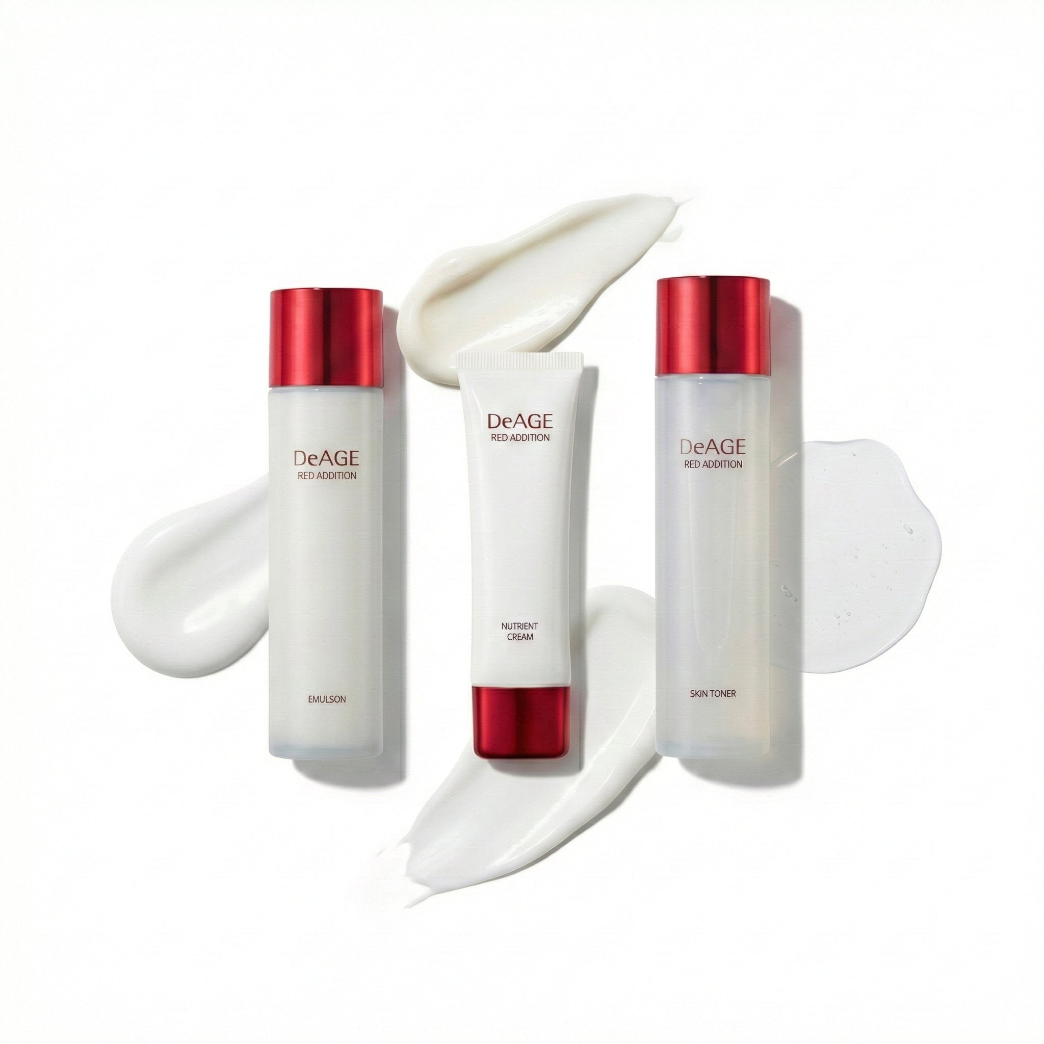 DeAGE Red Addition Classic Skin Care Set – Revitalizing Red Energy Care