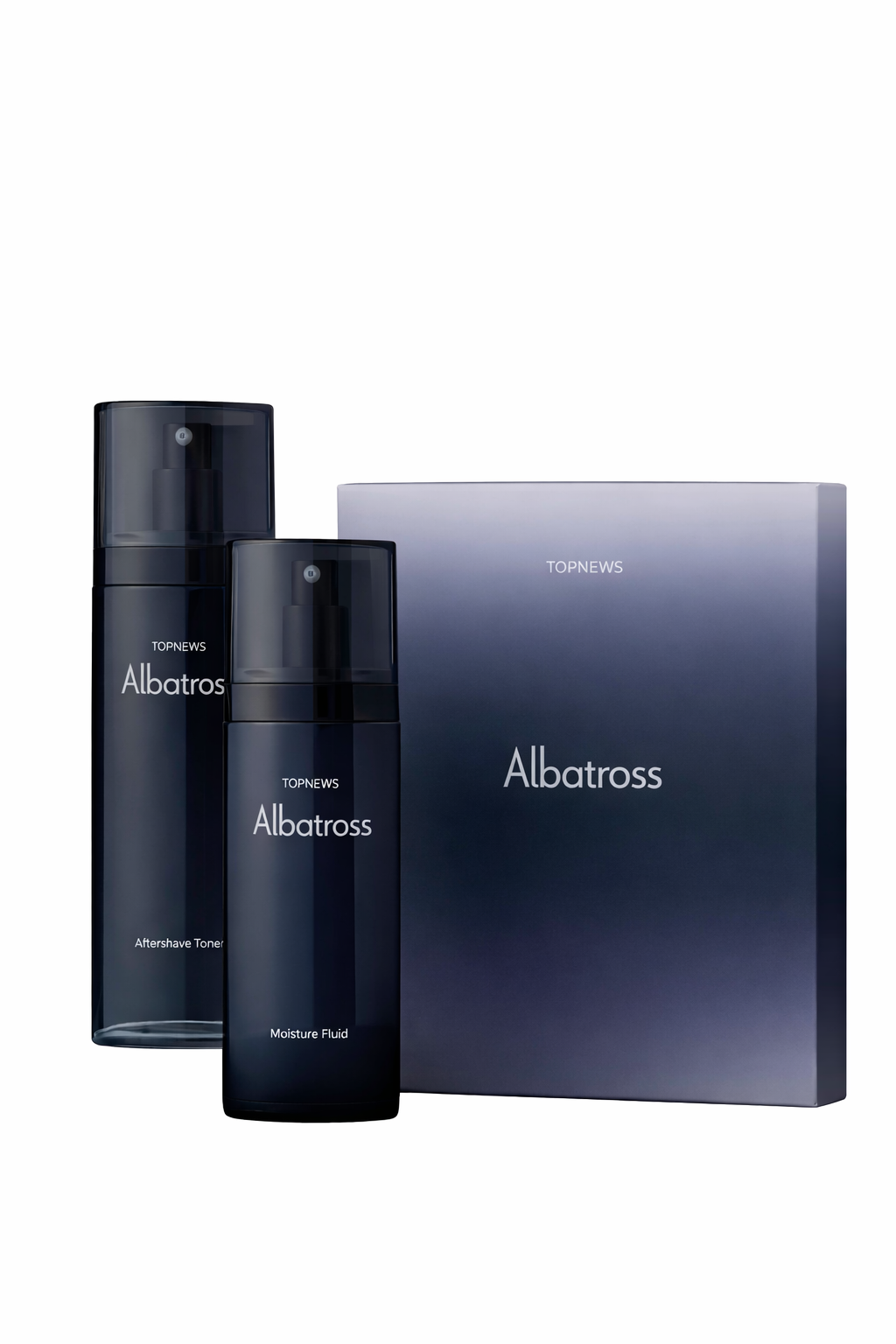 Topnews Albatross Duo Set – Aftershave Toner & Moisture Fluid for Men