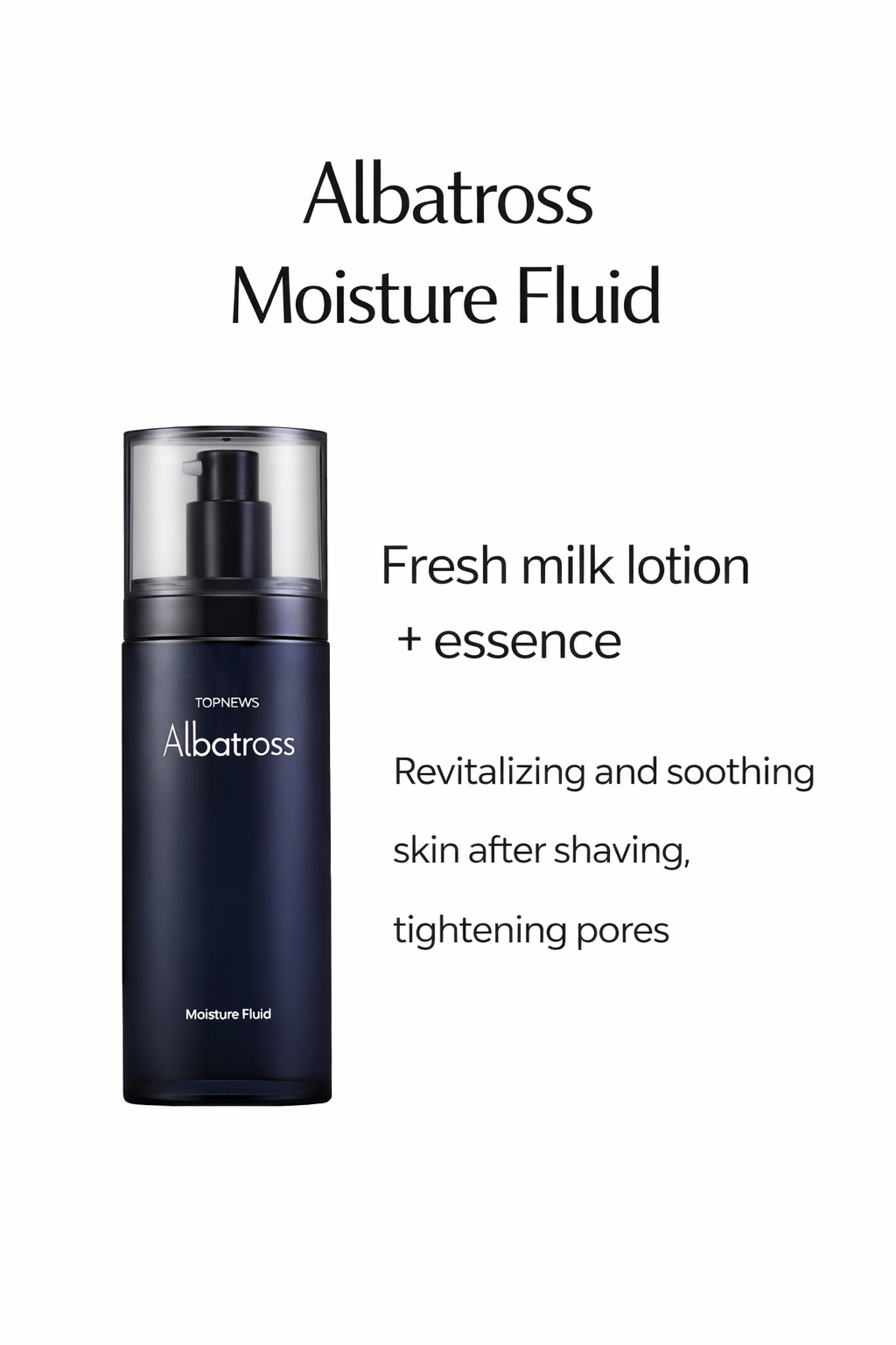 Topnews Albatross Duo Set – Aftershave Toner & Moisture Fluid for Men