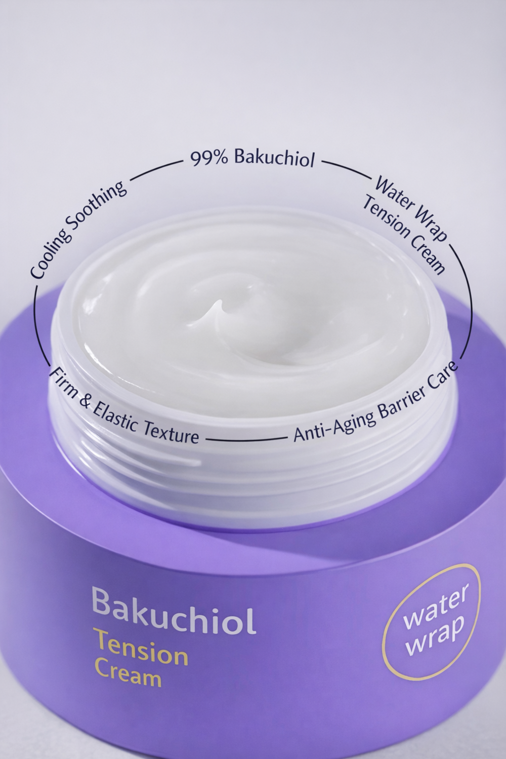 Bakuchiol Water Wrap Tension Cream – Anti-Aging & Deep Hydration