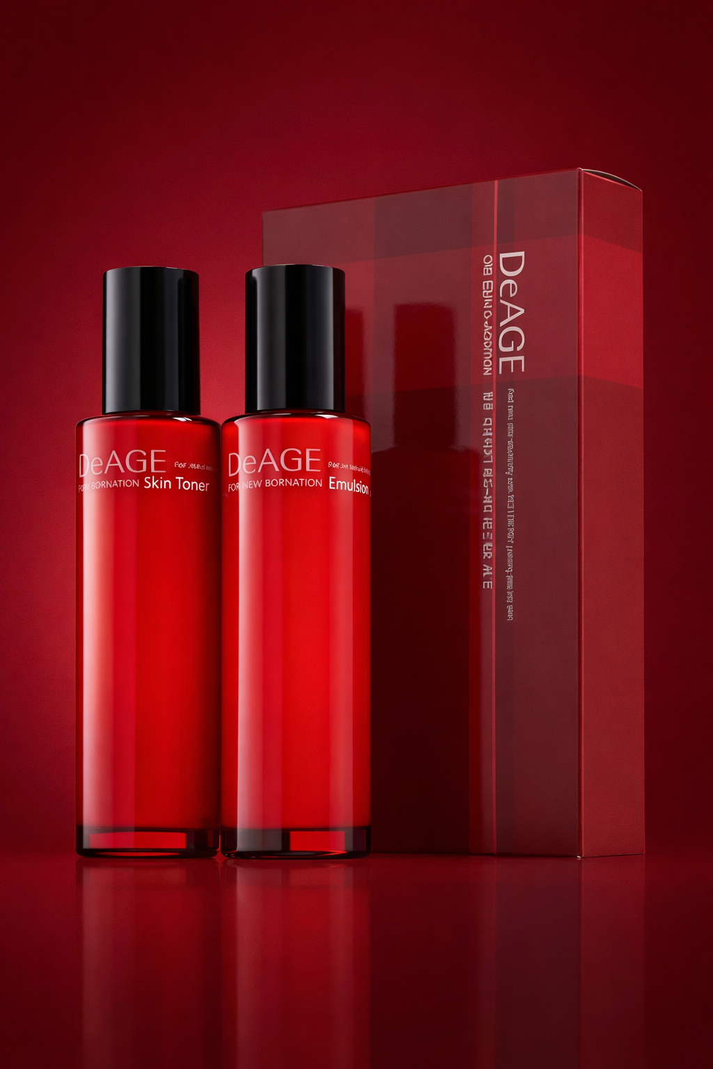 DeAGE Red-Addition Duo Set, Skin Toner + Emulsion