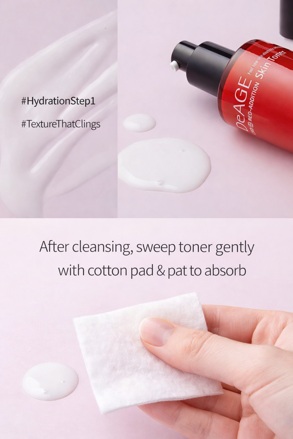 DeAGE Red-Addition Duo Set, Skin Toner + Emulsion