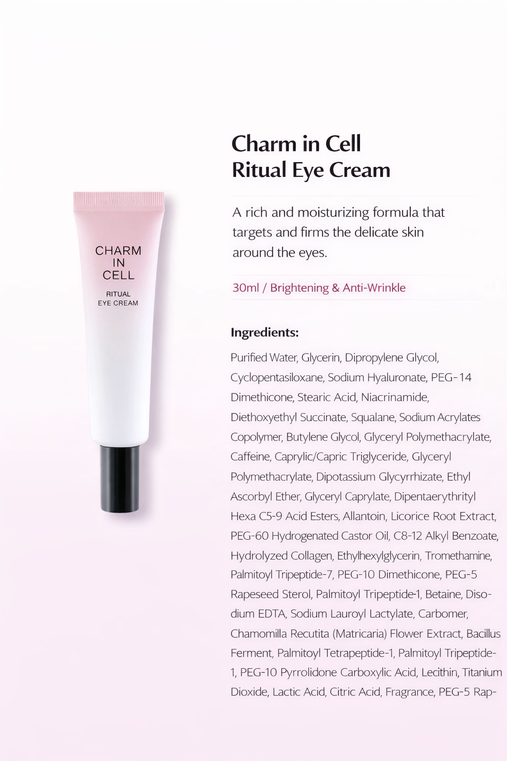 CHARM IN CELL RITUAL EYE CREAM