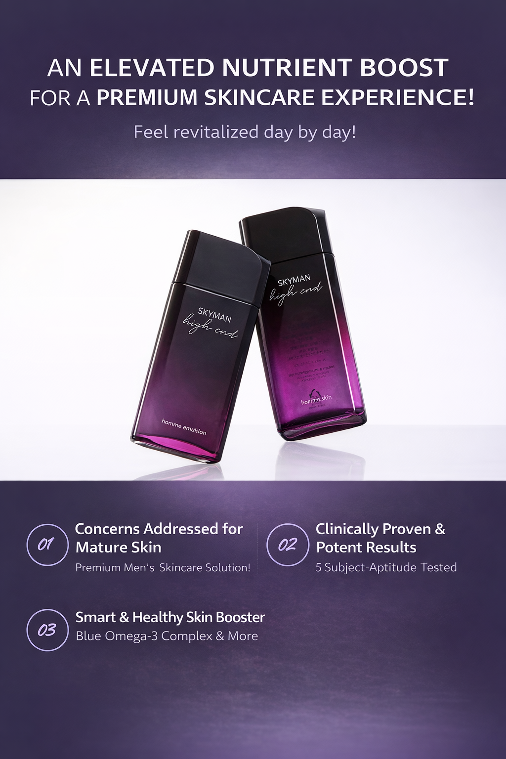 SKYMAN High-End Homme Skin & Emulsion Set