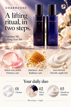 Topclass 7th Lifting Duo Set — A+ product benefits and routine — September 2026